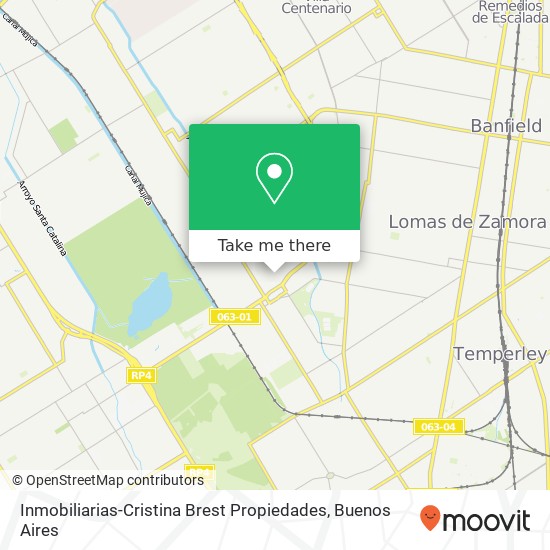 Mapa de Inmobiliarias-Cristina Brest Propiedades