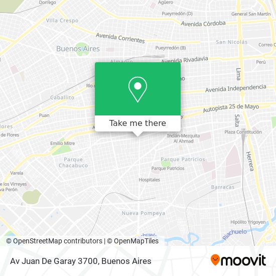 Mapa de Av Juan De Garay 3700