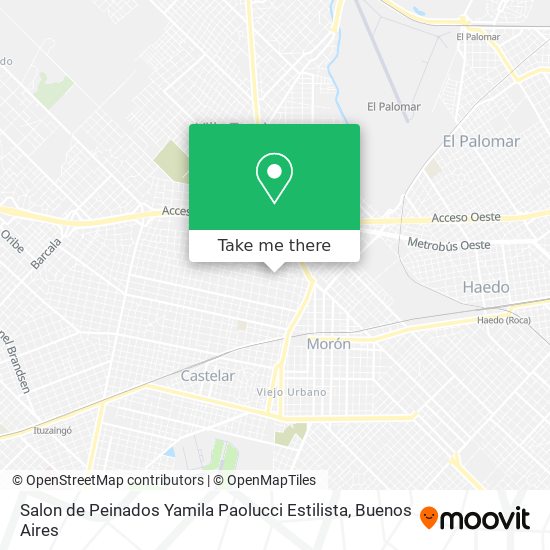 Salon de Peinados Yamila Paolucci Estilista map