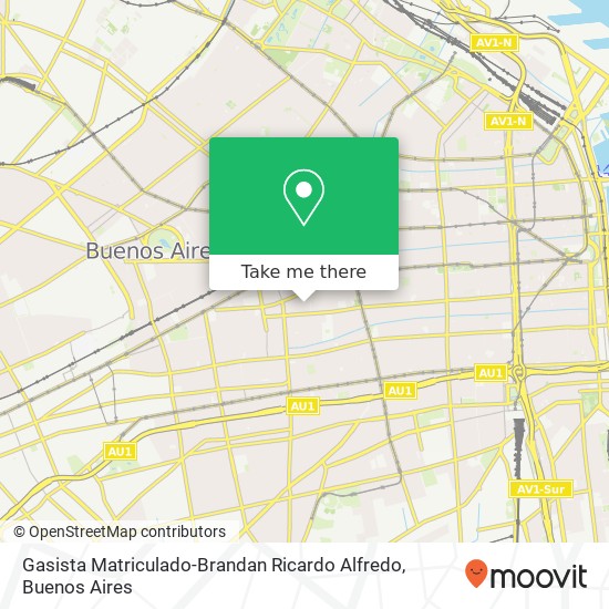 Gasista Matriculado-Brandan Ricardo Alfredo map