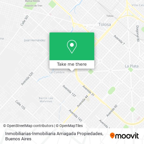 Inmobiliarias-Inmobiliaria Arriagada Propiedades map