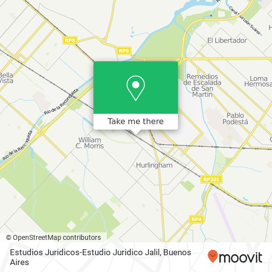 Estudios Juridicos-Estudio Juridico Jalil map