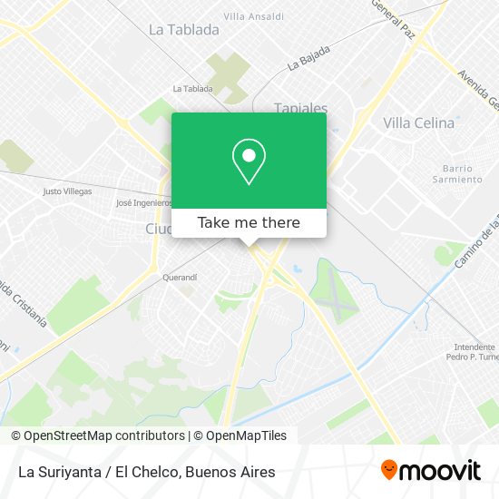 Mapa de La Suriyanta / El Chelco