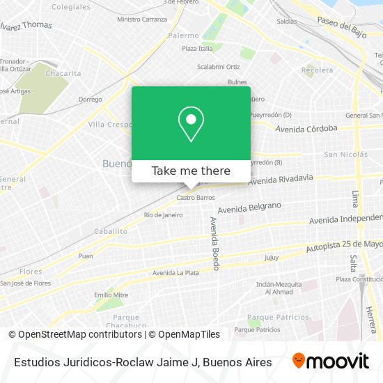 Estudios Juridicos-Roclaw Jaime J map