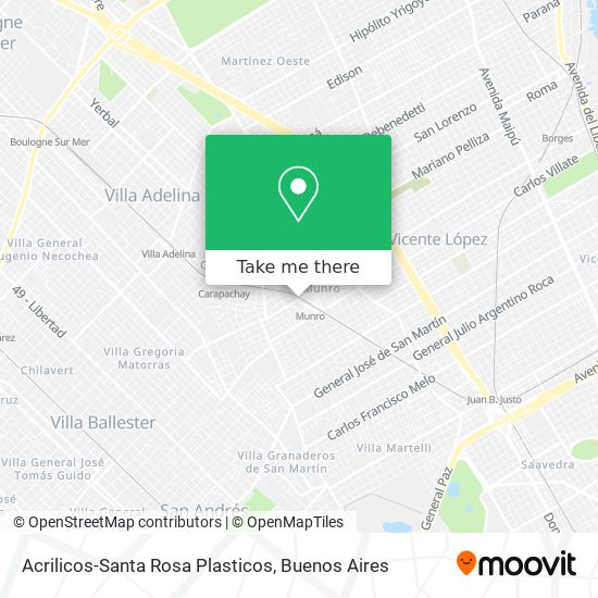 Mapa de Acrilicos-Santa Rosa Plasticos