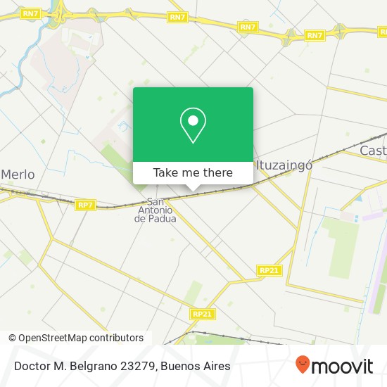 Mapa de Doctor M. Belgrano 23279