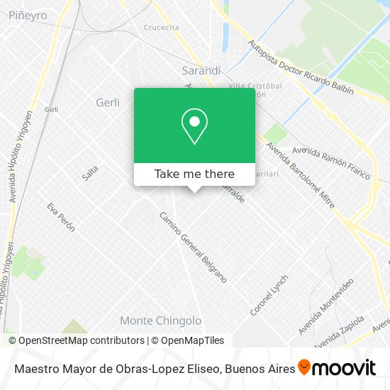 Maestro Mayor de Obras-Lopez Eliseo map