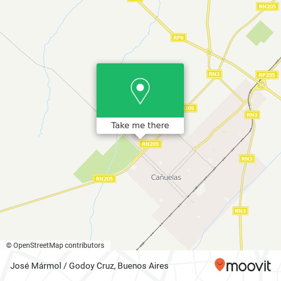 Mapa de José Mármol / Godoy Cruz