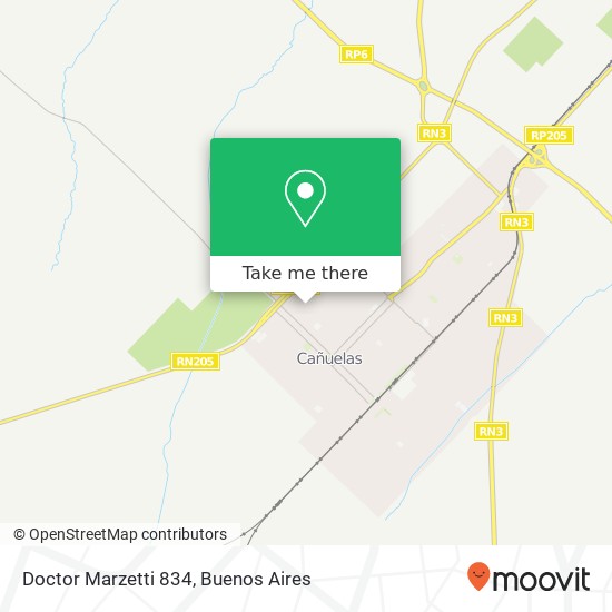 Doctor Marzetti 834 map