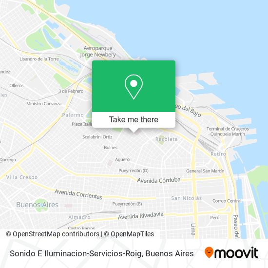 Sonido E Iluminacion-Servicios-Roig map