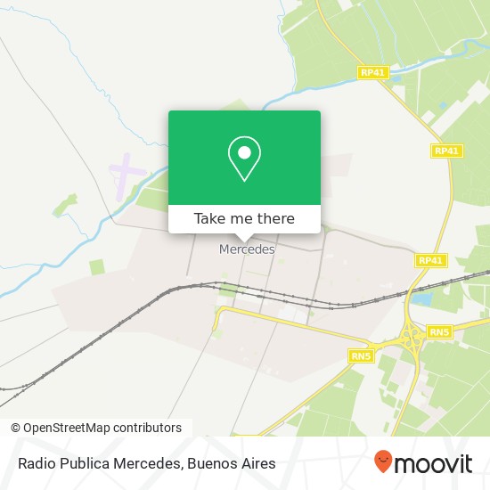 Radio Publica Mercedes map