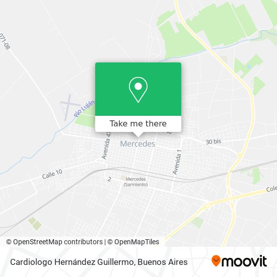 Cardiologo Hernández Guillermo map