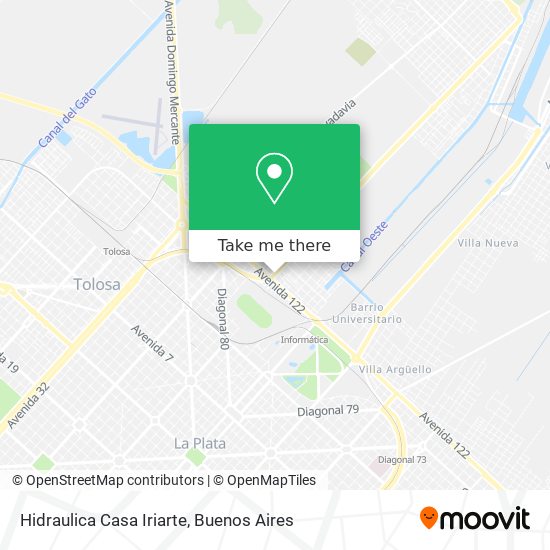 Hidraulica Casa Iriarte map