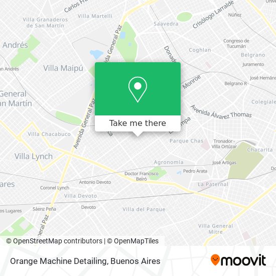 Orange Machine Detailing map