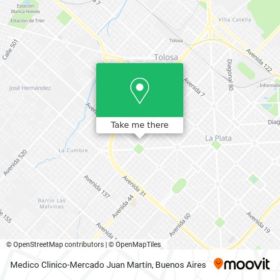 Medico Clinico-Mercado Juan Martín map