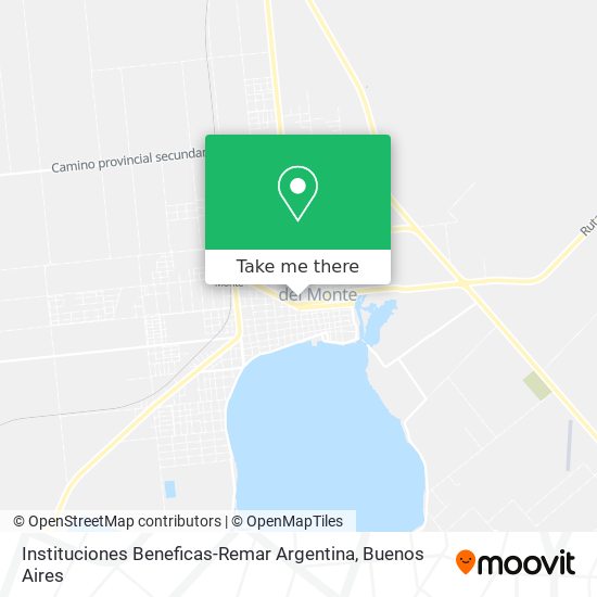 Instituciones Beneficas-Remar Argentina map