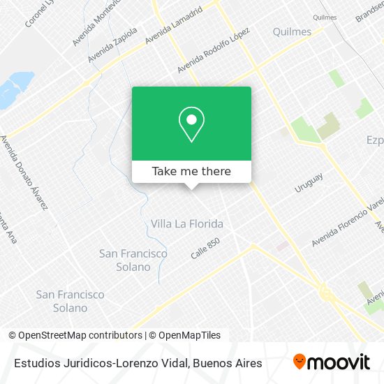 Mapa de Estudios Juridicos-Lorenzo Vidal