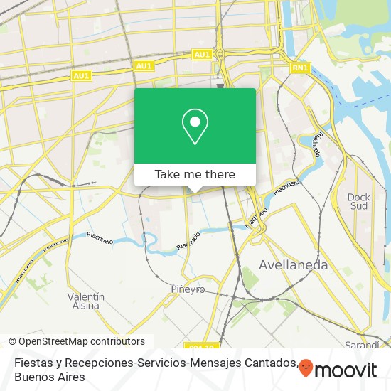 Fiestas y Recepciones-Servicios-Mensajes Cantados map