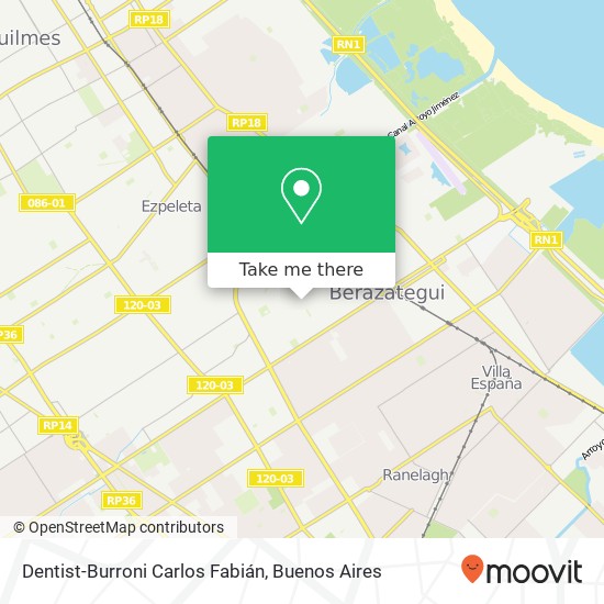 Mapa de Dentist-Burroni Carlos Fabián