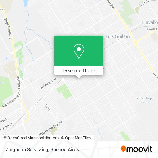 Zinguería Servi Zing map