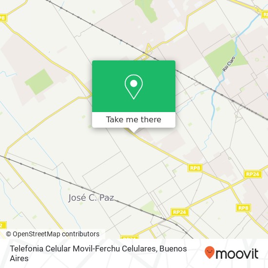 Telefonia Celular Movil-Ferchu Celulares map