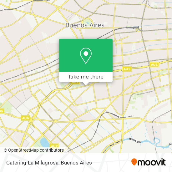 Catering-La Milagrosa map