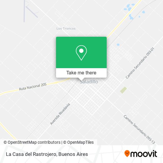 Mapa de La Casa del Rastrojero