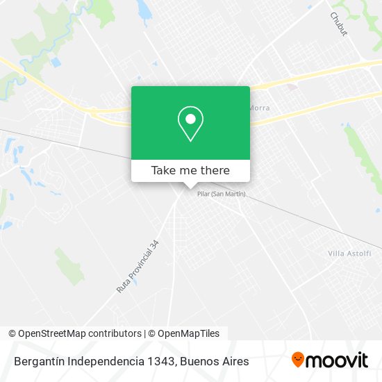 Bergantín Independencia 1343 map