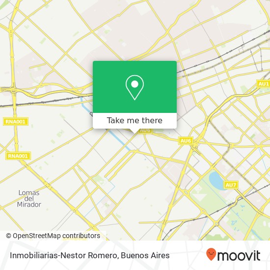 Inmobiliarias-Nestor Romero map