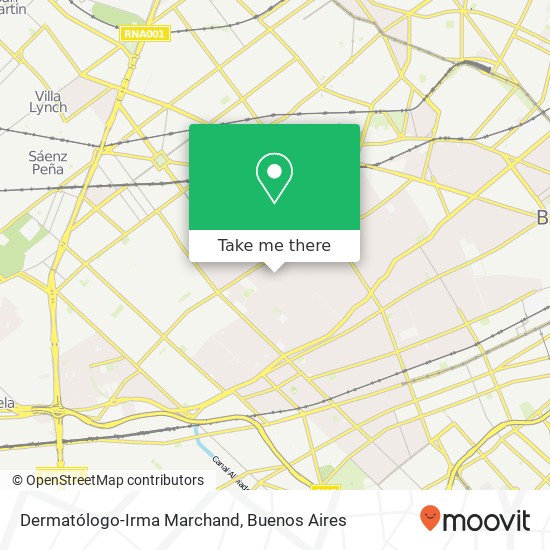 Dermatólogo-Irma Marchand map