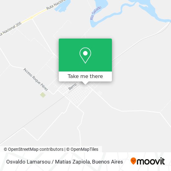 Osvaldo Lamarsou / Matías Zapiola map