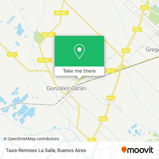Taxis-Remises La Salle map
