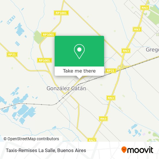 Mapa de Taxis-Remises La Salle