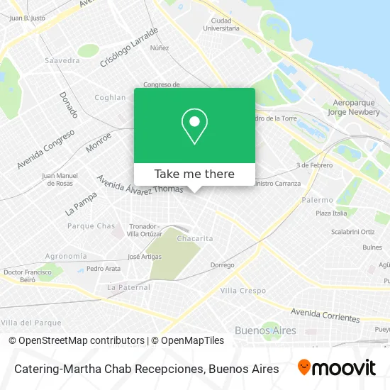 Catering-Martha Chab Recepciones map