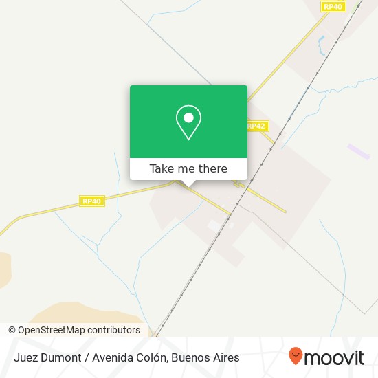 Mapa de Juez Dumont / Avenida Colón