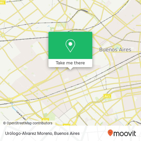 Urólogo-Alvarez Moreno map