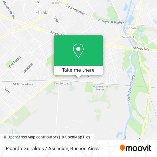 Mapa de Ricardo Güiraldes / Asunción