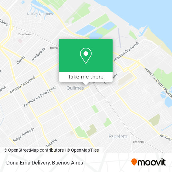Doña Ema Delivery map