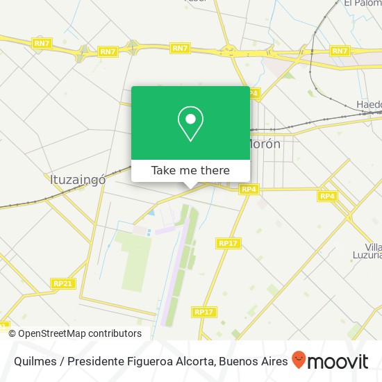 Quilmes / Presidente Figueroa Alcorta map