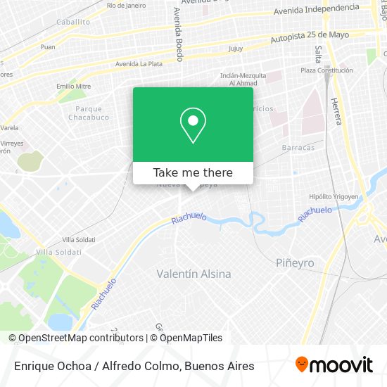 Enrique Ochoa / Alfredo Colmo map