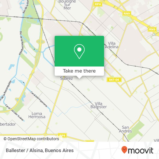 Mapa de Ballester / Alsina