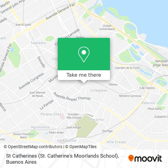 Mapa de St Catherines (St. Catherine's Moorlands School)