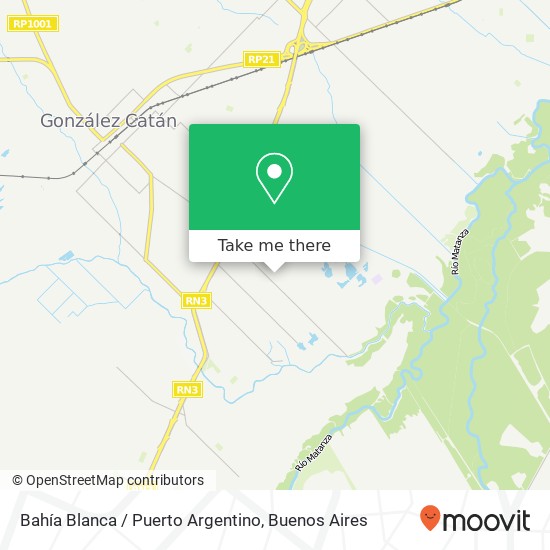 Mapa de Bahía Blanca / Puerto Argentino