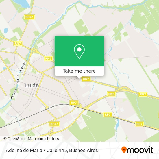 Adelina de María / Calle 445 map