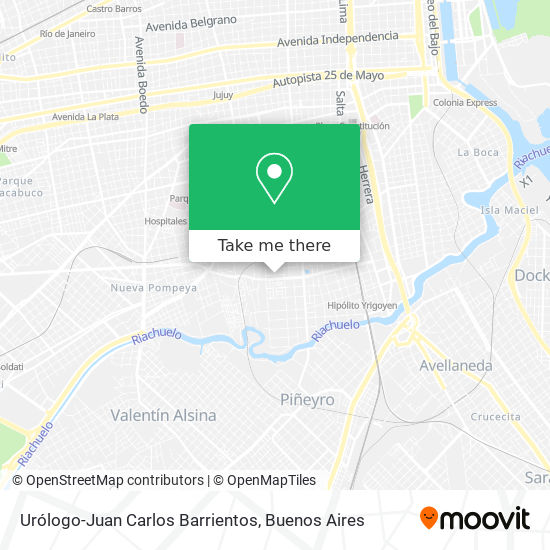 Urólogo-Juan Carlos Barrientos map