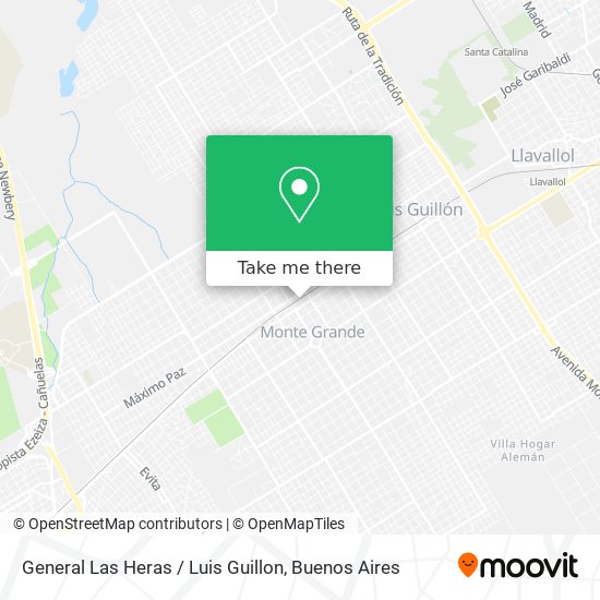 Mapa de General Las Heras / Luis Guillon