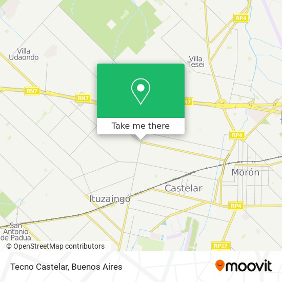 Tecno Castelar map