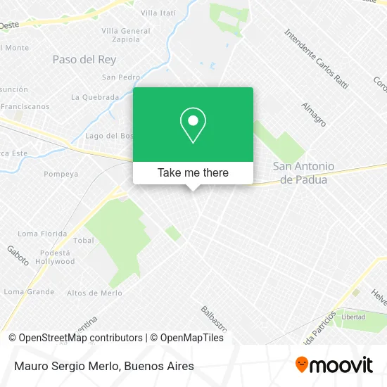 Mauro Sergio Merlo map