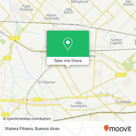 Statera Fitness map