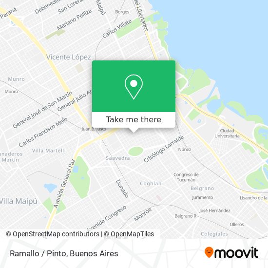 Ramallo / Pinto map